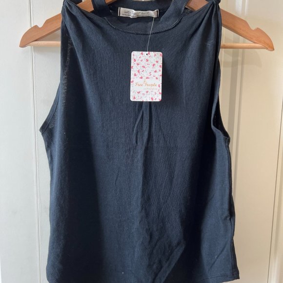 Free People | Solid Side Knot Tie Knit Tank Top - Picture 2 of 6